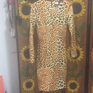Sexy leopard print dress